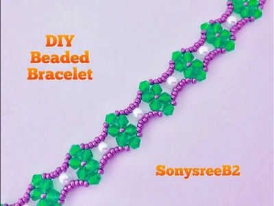 How to make Simple Beaded Bracelet. DIY Christmas Gift ???? Ideas For your loved ones ????