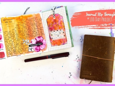 *JOURNAL FLIP* 100 Day Project April CHATTY + + + INKIE QUILL