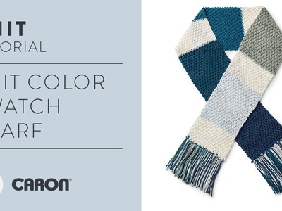 Knit the Colour Swatch Scarf Tutorial