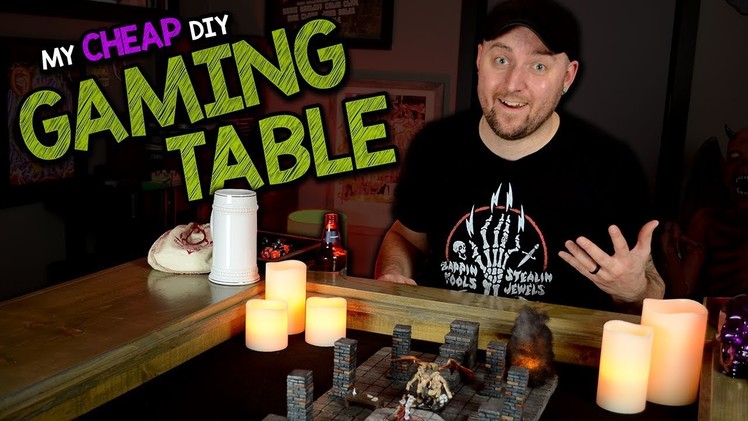 ????????MY CHEAP DIY GAMING TABLE - Review & How I Made It