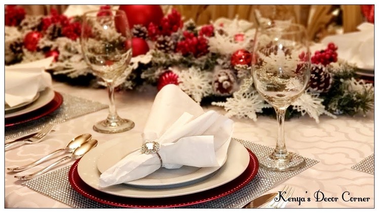My Christmas My Style ~ Tablescape ~ Featuring Totally Dazzled