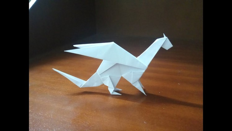 Origami easy dragon paper