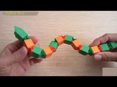 Origami Easy - Origami Snake Tutorial