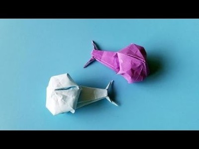 Origami  Snail ????, Easy Origami Tutorial Seri