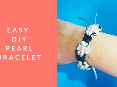 PEARL BRACELET MAKING AT HOME - Easy Handmade Bracelet , Necklace for Beginner