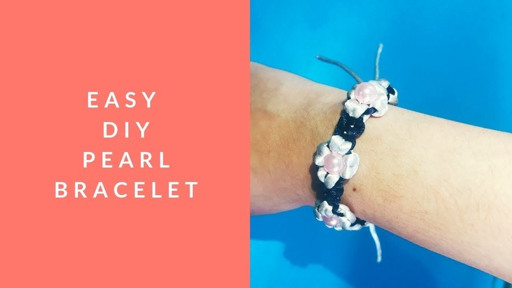 PEARL BRACELET MAKING AT HOME - Easy Handmade Bracelet , Necklace for Beginner