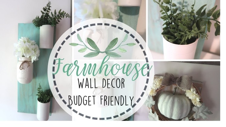 Pinterest Inspired Farmhouse Wall Decor | Budget Friendly Decor | Free Wall Decor | Farmhouse DIY