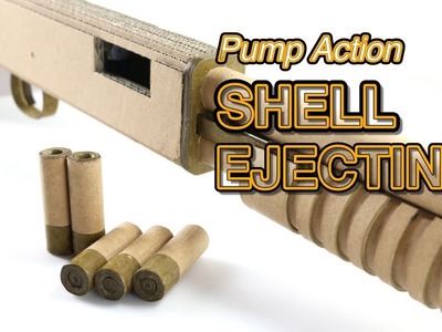 Pump To Eject | How To Make DIY Cardboard Gun