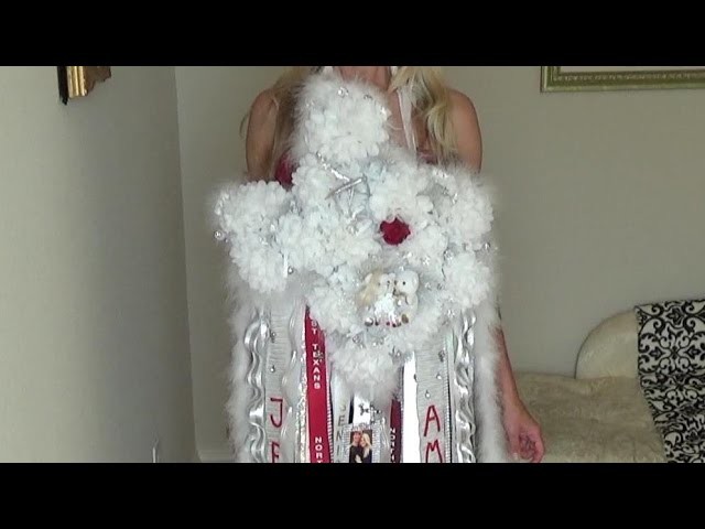 Quick Homecoming mum tutorial - for any shape - durable