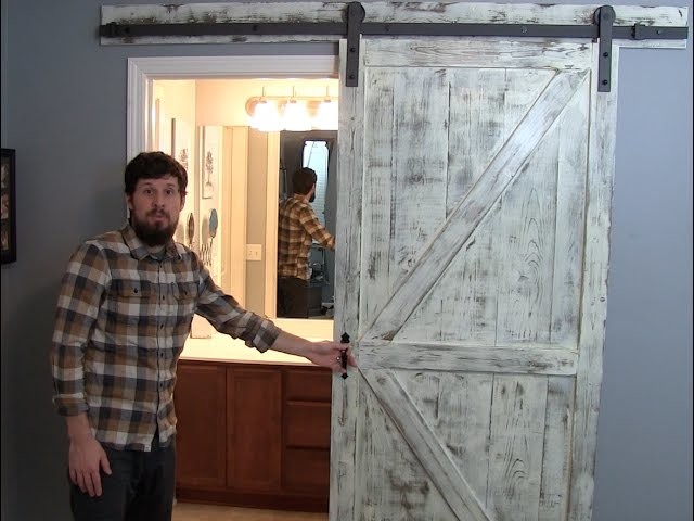 RUSTIC SLIDING BARN DOOR - HOW TO