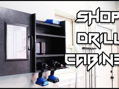 Shop Drill Cabinet. Workshop Organization