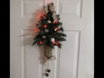 Tricia's Creations: Dollar Tree Mini Christmas Tree Wall Decor