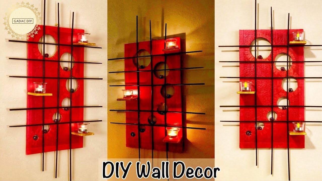 Wall hanging craft ideas with lights| gadac diy| Diy Crafts| Craft