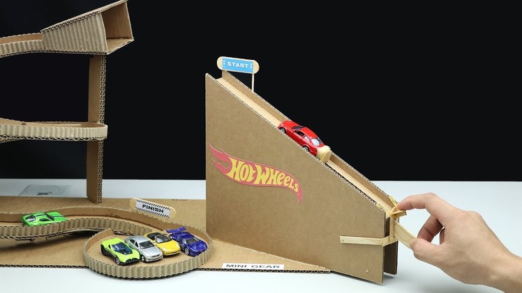 Wow! Amazing DIY Hot Wheels Launcher from Cardboard