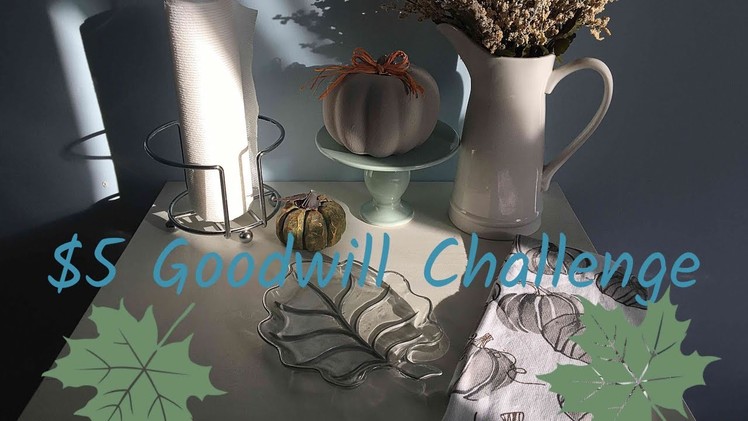 $5 Goodwill Challenge Fall 2017