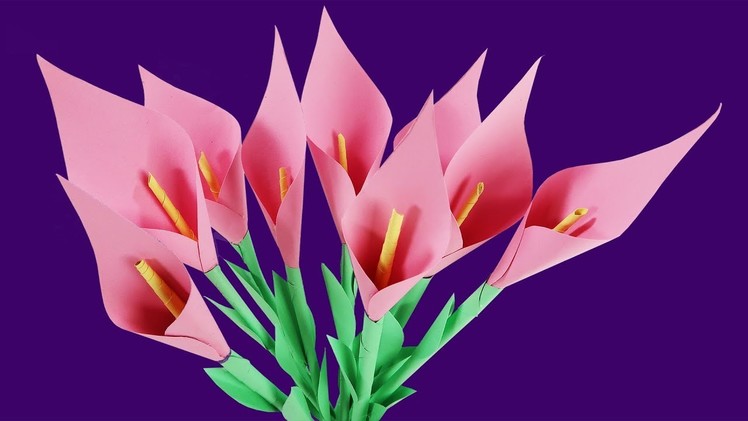 Amazing Paper Craft | Easy DIY How to Make Beautiful Paper Flower For Room Decoration!!