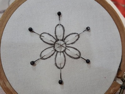 Beautiful Amazing Trick Embroidery Flower Design #100