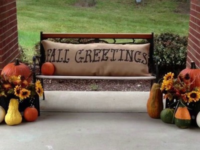 Beautiful fall Front Porch Decorating Ideas