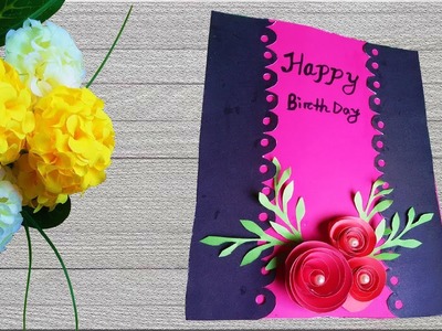 Beautiful Handmade Birthday card making Ideas 5  -  Birthday Greeting Card Idea