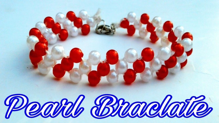 Bracelet.Friendship Bracelets.How to make Bracelets.Pearl Bracelets.Crossed Bracelets with pearls