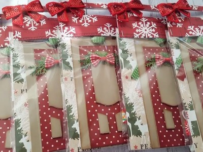 Christmas Themed Shaped Gift Tag Hosted by Scrapdaworld