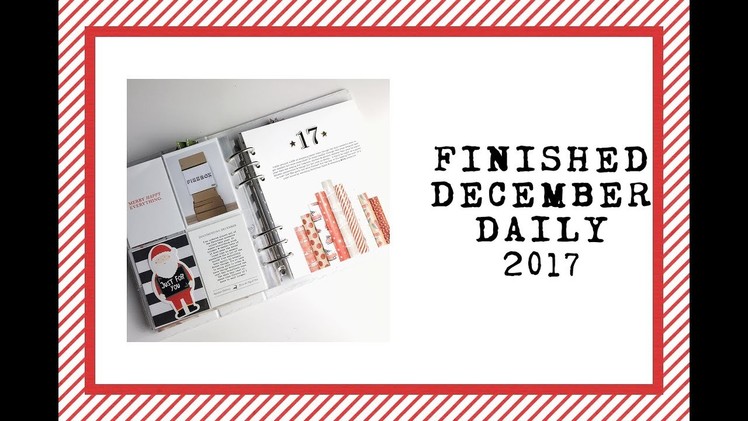 Completed December Daily 2017 | Flip Through
