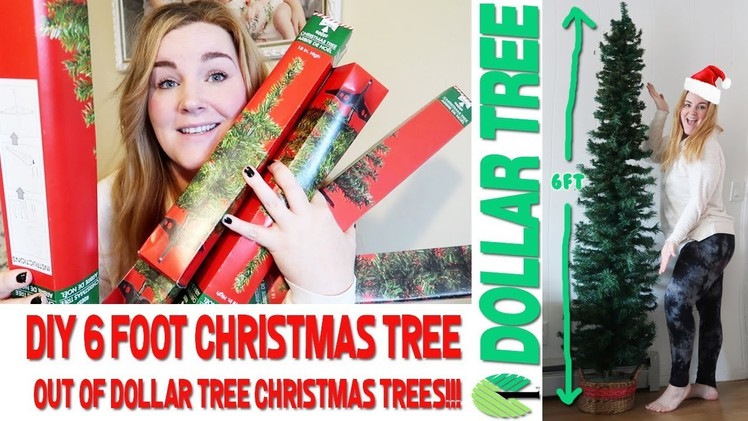 DIY 6ft Pencil Christmas Tree from Dollar Tree Products! | DIY Christmas Tree