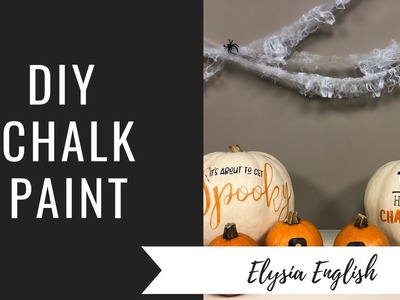 DIY Chalk Paint | How to make your own Chalk Paint | Make Chalk Paint