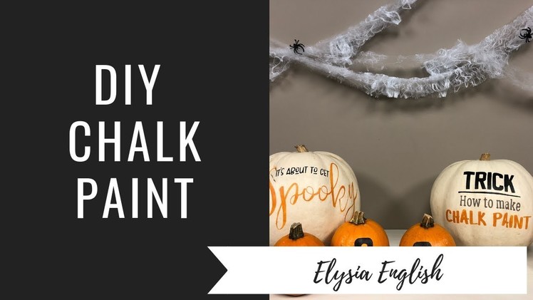 DIY Chalk Paint | How to make your own Chalk Paint | Make Chalk Paint