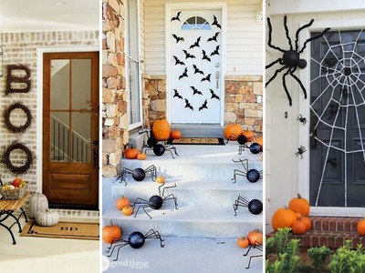 ????DIY Halloween decoration for outside ????| Outdoor Halloween  decor | Flamingo Mango