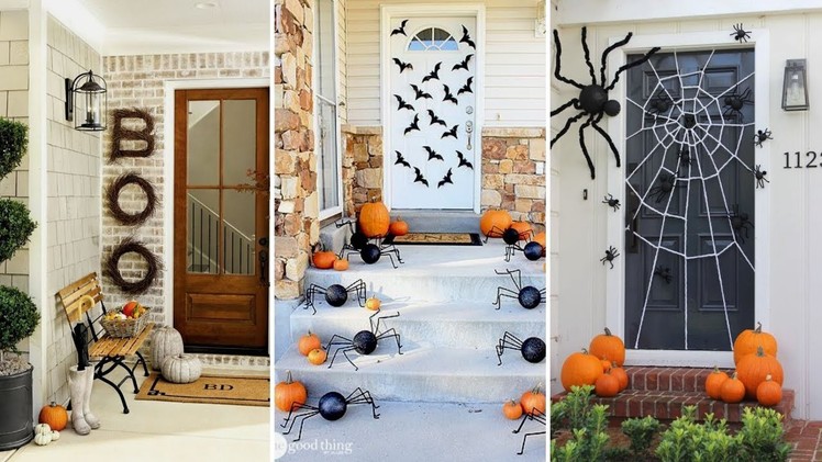 ????DIY Halloween decoration for outside ????| Outdoor Halloween  decor | Flamingo Mango