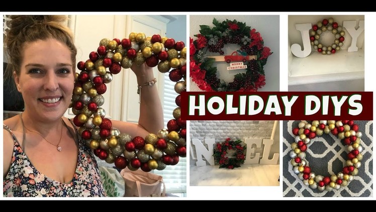 DIY Holiday Decor Ideas! EASY and Budget Friendly! Dollar Tree DIYs