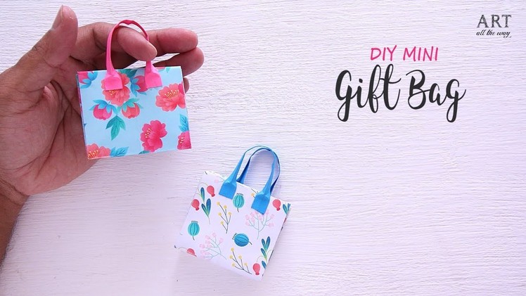 DIY Mini Gift Bag | Paper Gift Bag | Paper Folding