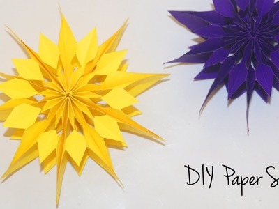 DIY Paper Star | Christmas Decoration Ideas | Easy Paper Crafts for Christmas