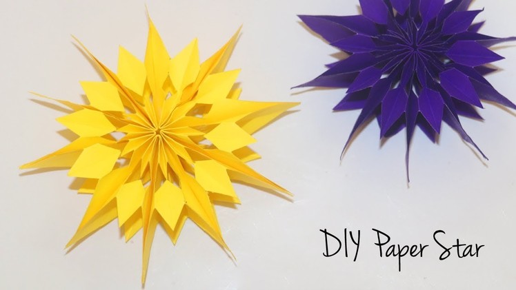 DIY Paper Star | Christmas Decoration Ideas | Easy Paper Crafts for Christmas