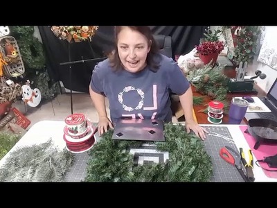 DIY Red Truck Christmas Wreath by Trisha