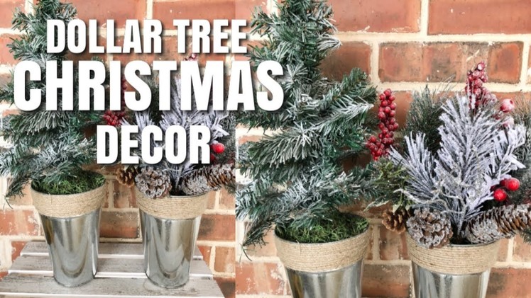 DOLLAR TREE CHRISTMAS DIY | FARMHOUSE CHRISTMAS DECOR