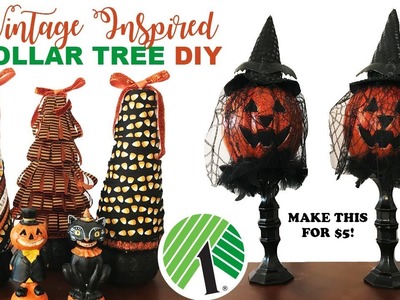 Dollar Tree Vintage Inspired Halloween DIY | Halloween DIY