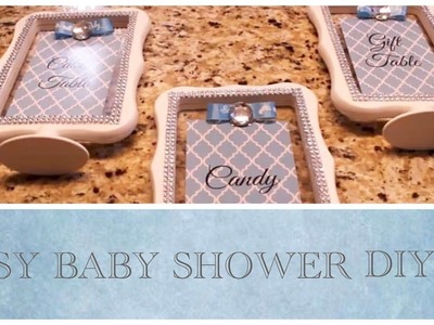 Easy Baby Shower DIY Projects