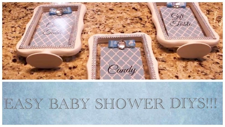 Easy Baby Shower DIY Projects
