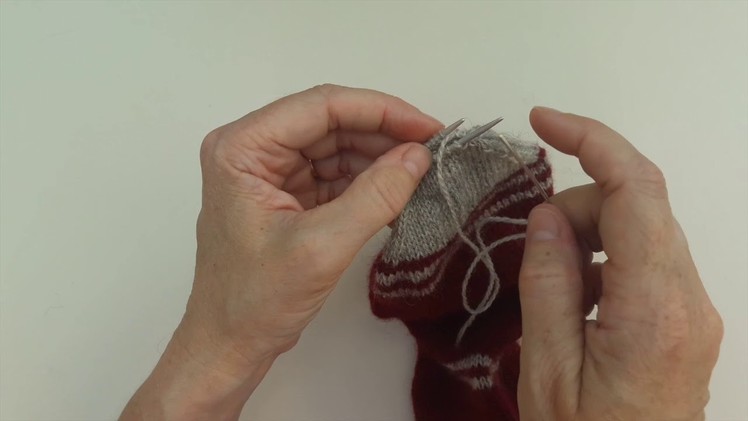 Easy Colourwork Socks - Kitchener Stitch