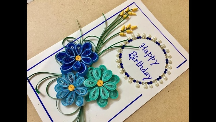 Easy Paper Quilled Card | Wall Art | Design#4