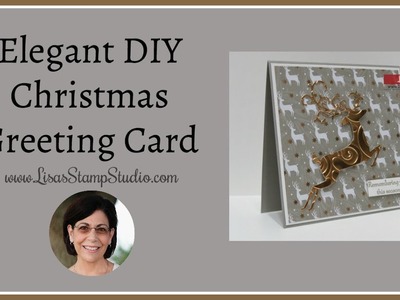 Elegant DIY Christmas Greeting Card