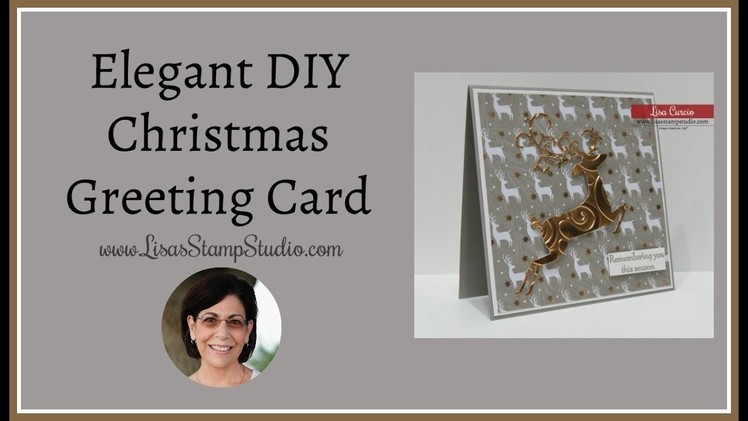 Elegant DIY Christmas Greeting Card