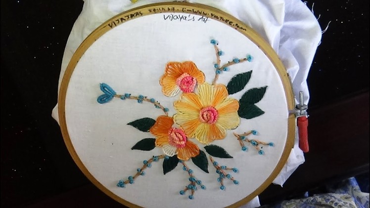 Embroidery Designs -  Simple and easy buttonhole, double cast on stitch designs
