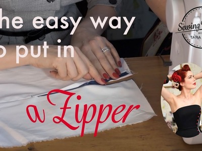 Ep 9. How to Put in a Zipper - the Easy Way