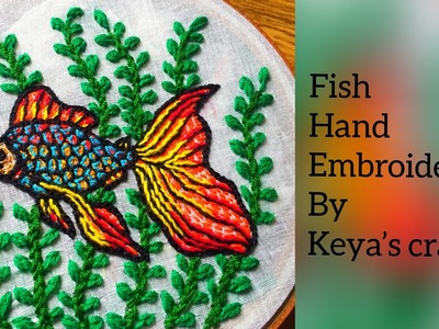 Fish hand embroidery tutorial