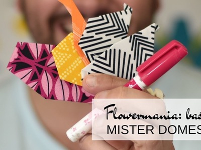 Flowermania: Basting the EPP Shapes with Mister Domestic