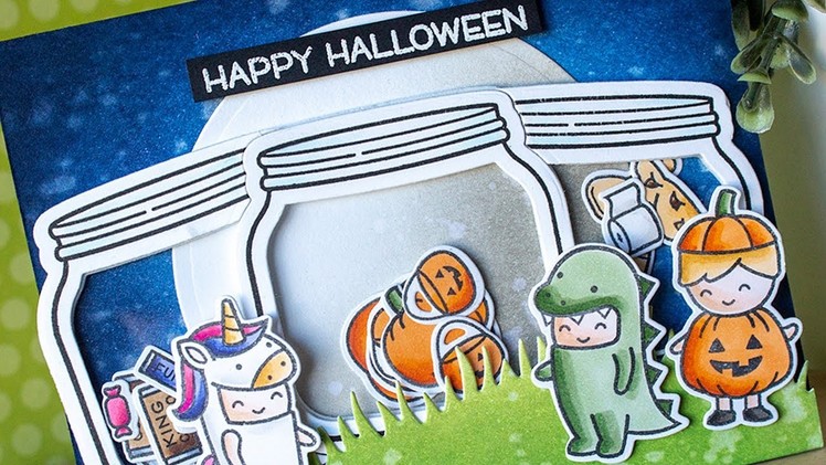 Halloween shaker card