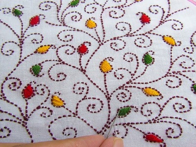 Hand Embroidery; Dopatta Embroidery Designs; Phulkari Dopatta.Phulkari Chadar